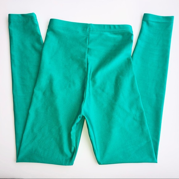 5/$20 American Apparel green leggings, size Small - Picture 4 of 8